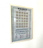 Wordle Board Game - Game Room Wall Decor - Playable Family Game - Playable Game Room Decor