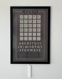 Wordle Board Game - Game Room Wall Decor - Playable Family Game - Playable Game Room Decor