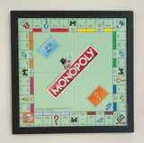 Monopoly Wall Art - Hand framed and playable game room decor