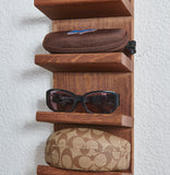 Sunglass Organizer with Magnetic Key Chain Holder | Sunglasses organizer | Sunglasses shelf | Wall organized | Entry organizer